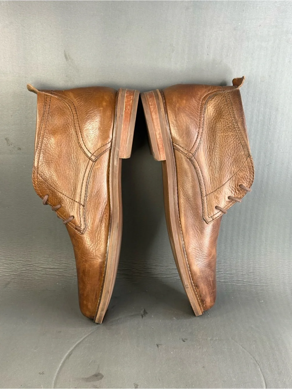 Cole Haan Men's Charles Brown Leather Comfort Chukka Boots shoes size 11.5